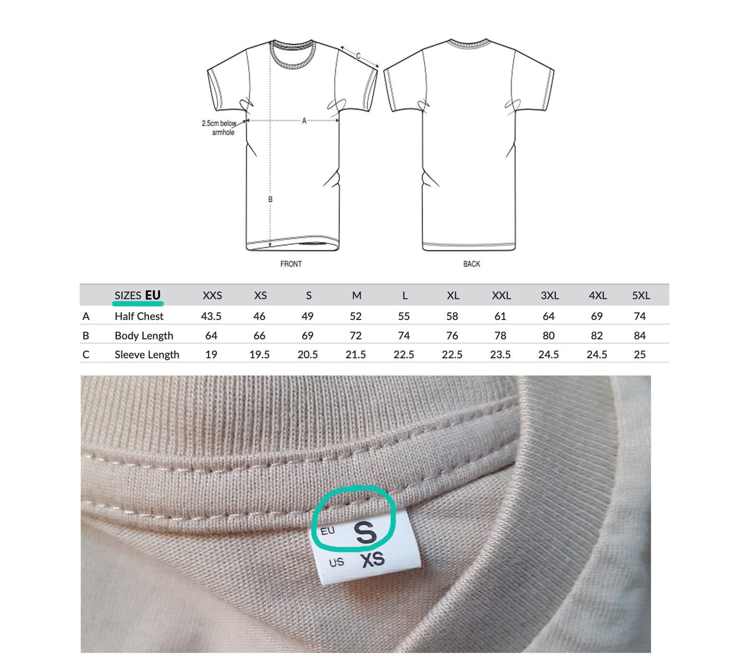 Mussel T-Shirt — Hand-Printed Organic Cotton Tee for Ocean Lovers